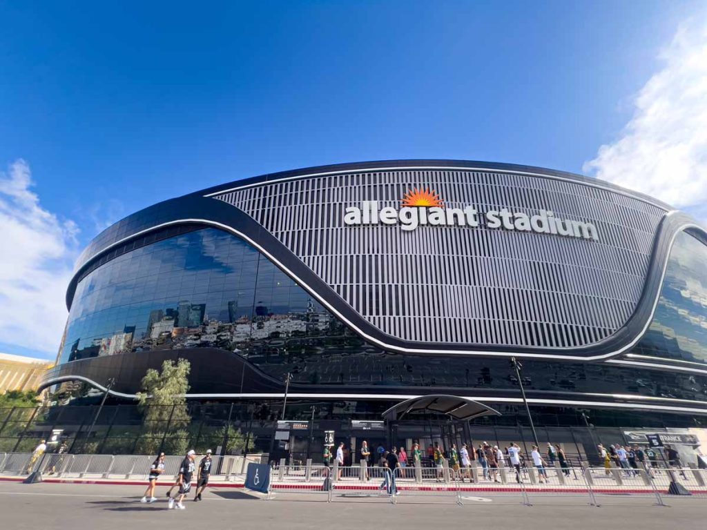 Allegiant Stadium is the home of the Las Vegas Raiders.