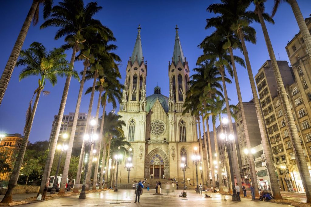 The Cathedral in Sao Paulo, Brazil.